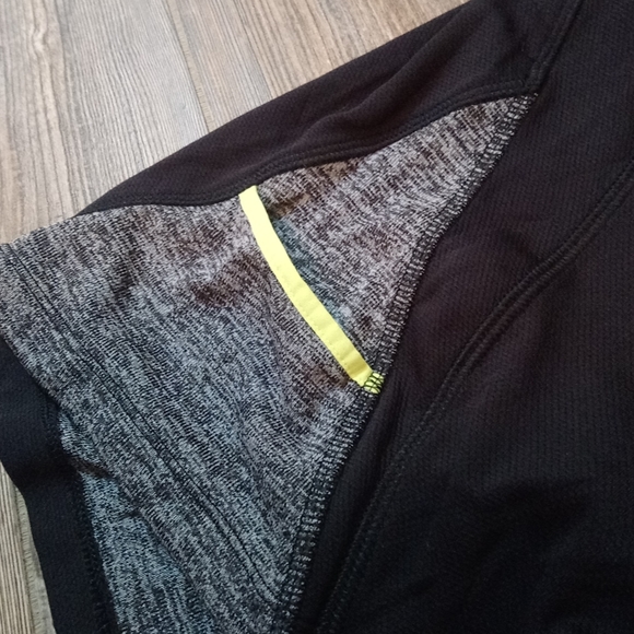 Long Sleeve Quarter Zip Athletic Dry Tek T Shirt Top - Picture 7 of 12